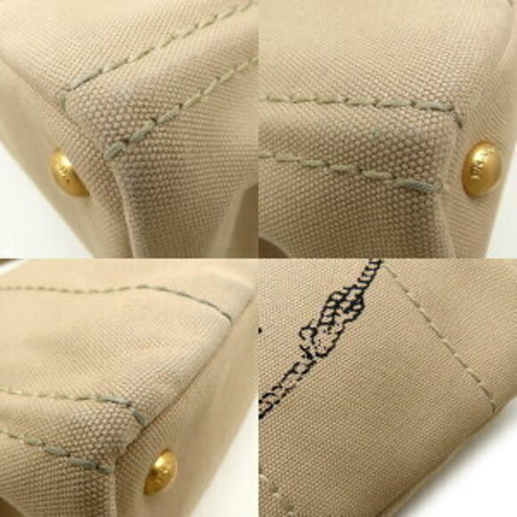 Prada Canapa handbag Corda canvas beige - Picture 4 of 8